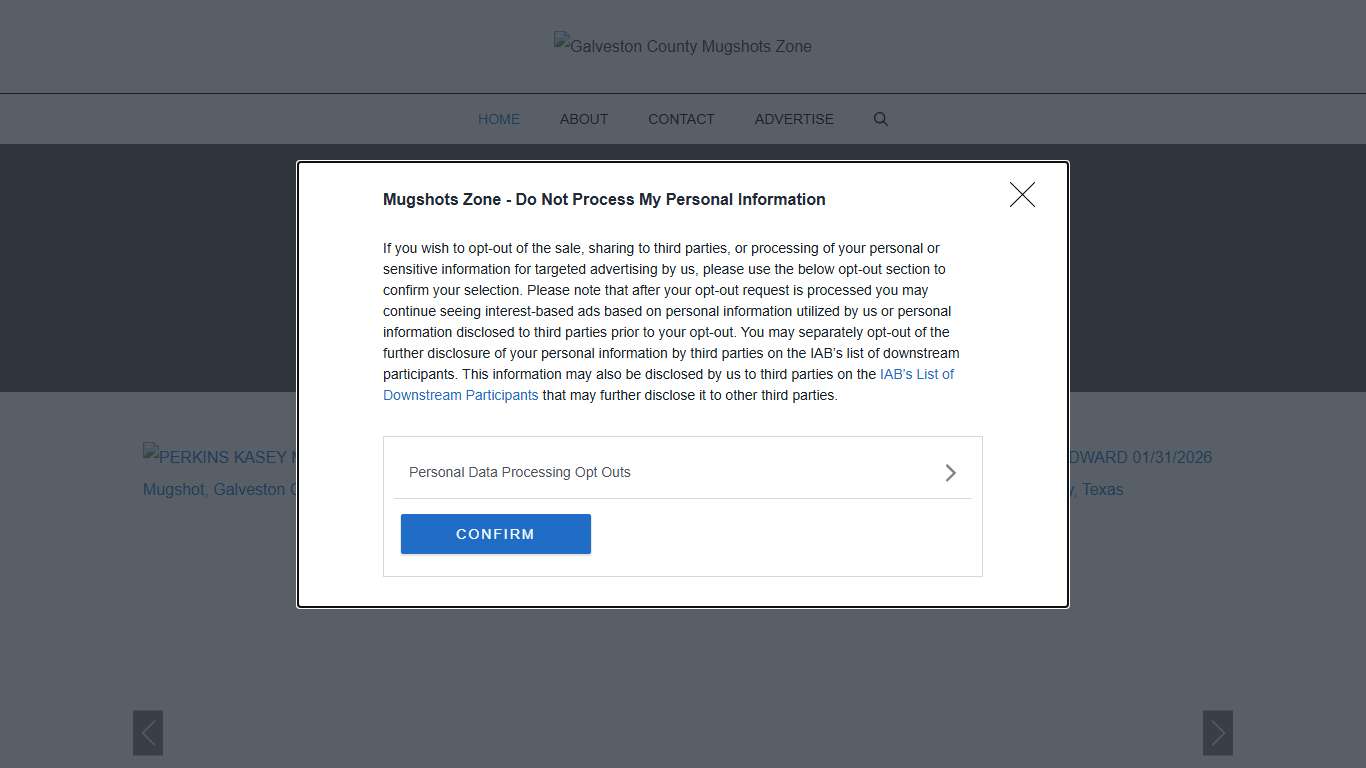 Galveston County Mugshots Zone